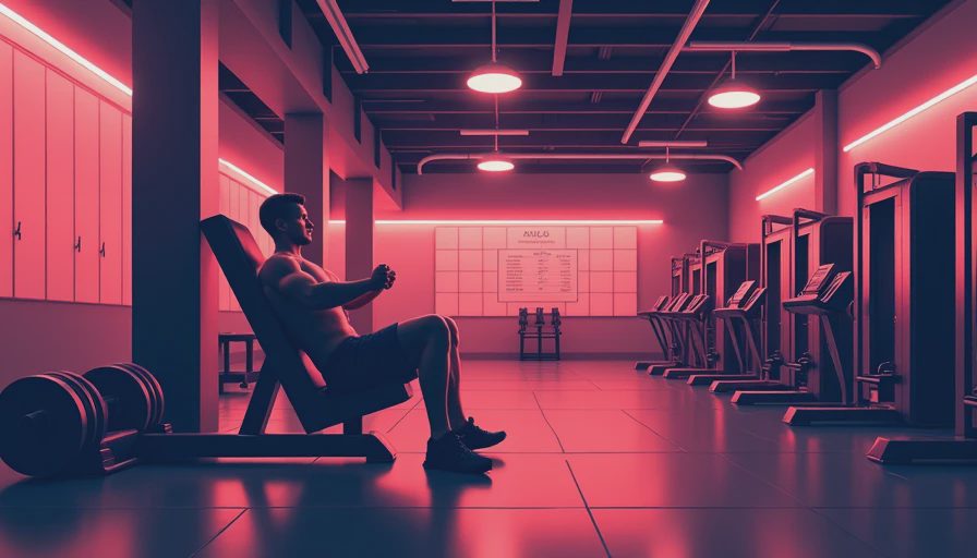 Visual context for chest tricep workout