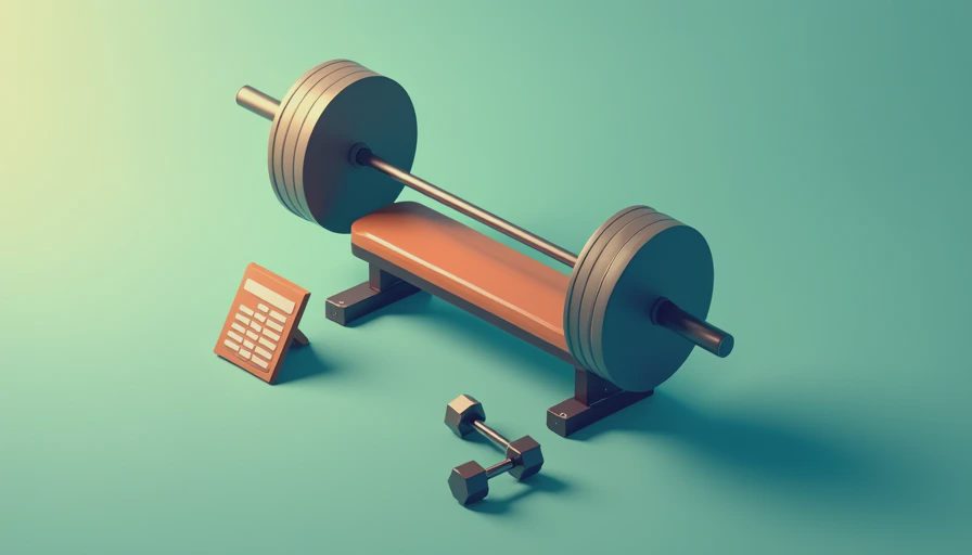 Illustration for chest and tricep exercises