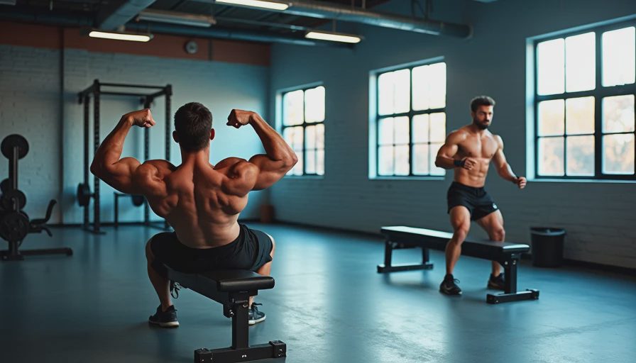 Visual context for exercises for chest and triceps