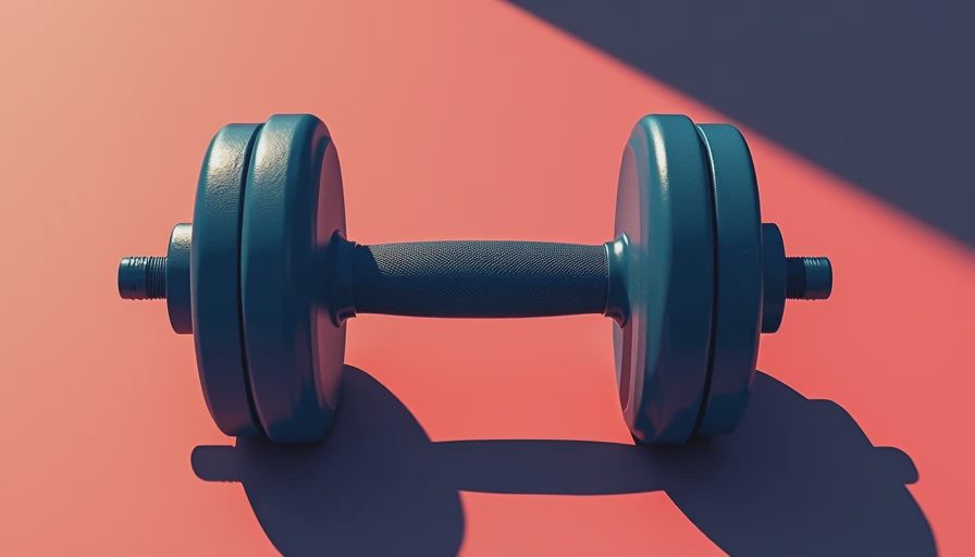 Visual context for pull exercises with dumbbells