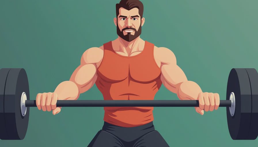 Visual context for front squat grip