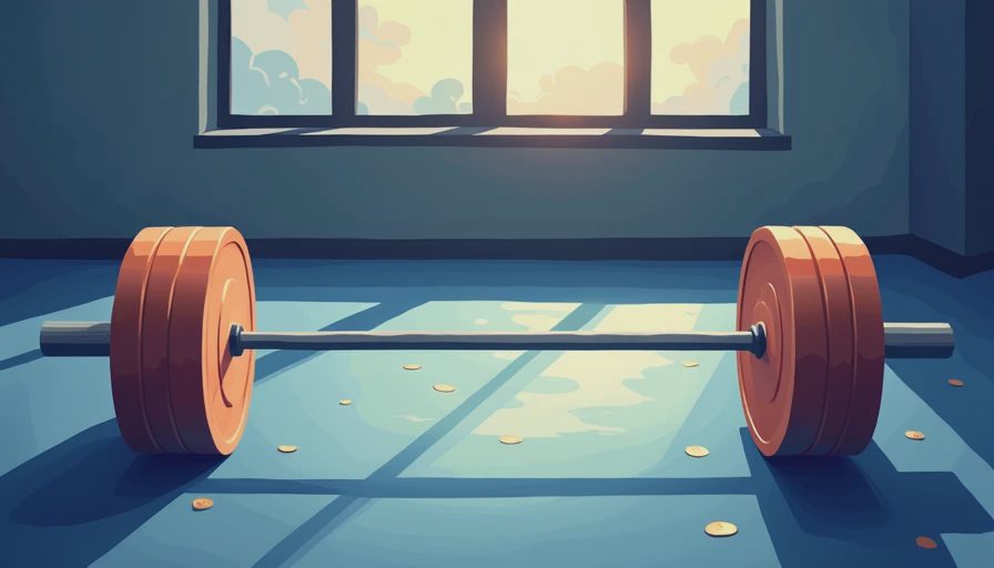 Visual context for barbell workouts for arms